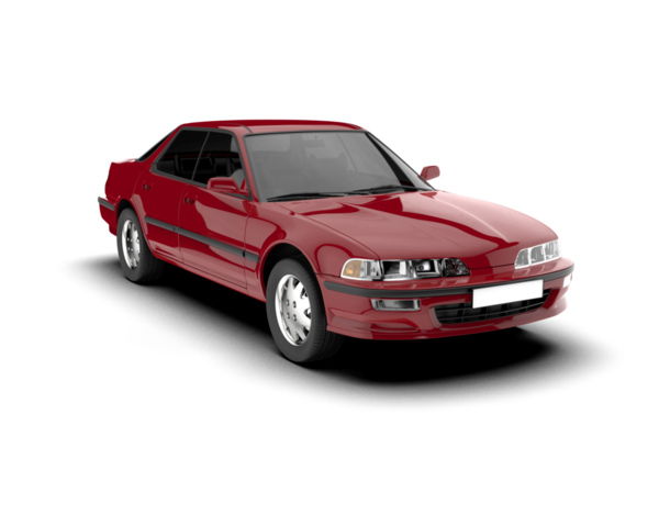 Modern araba. 3d illüstrasyon