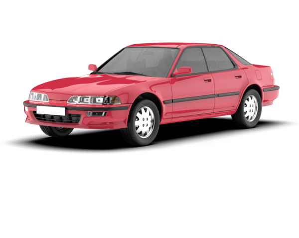 beyaz arkaplanda modern araba