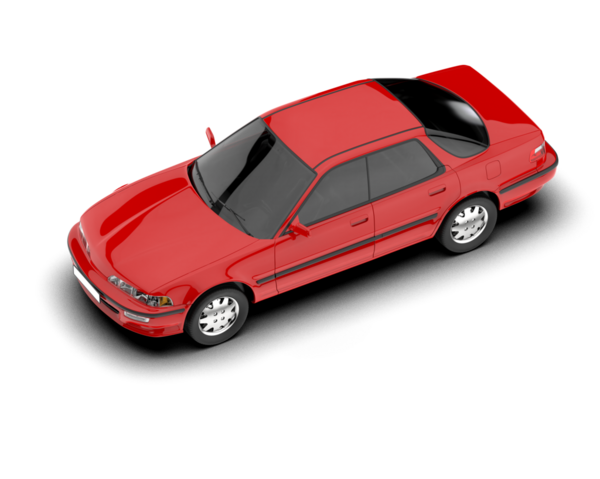 beyaz arkaplanda modern araba