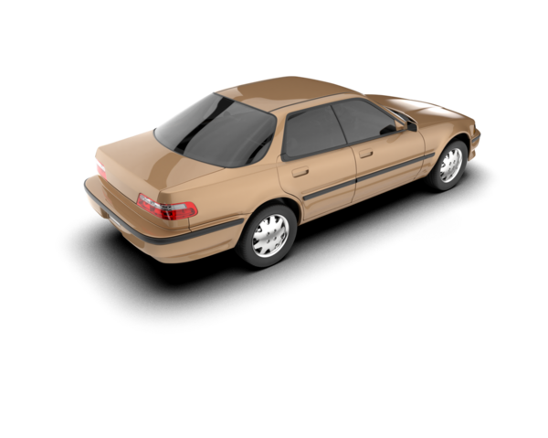 beyaz arka planda araba sedanı