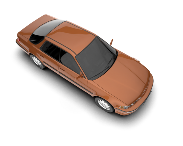 Beyaz arka planda bir araba. Vektör illüstrasyonu.