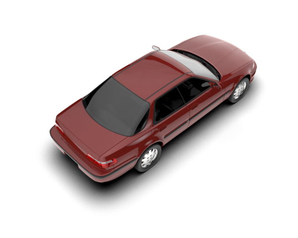 beyaz arka planda modern araba