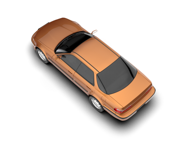 Araba beyaz arka planda izole edilmiş. Vektör çizimi.