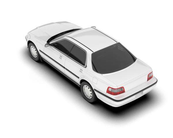 modern şehir arabası kırpma yolu ile beyaz arka planda izole.