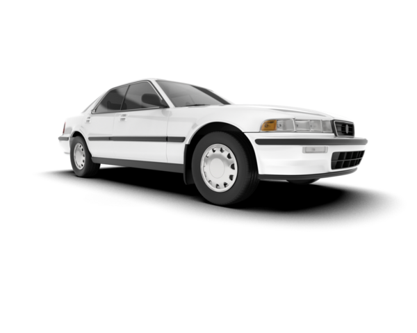 araba beyaz üzerine izole