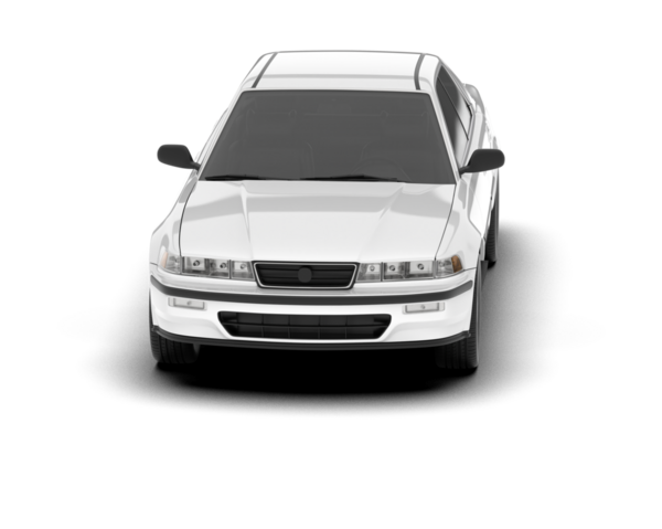 modern araba beyaz arka planda izole edildi. 3 boyutlu görüntüleme