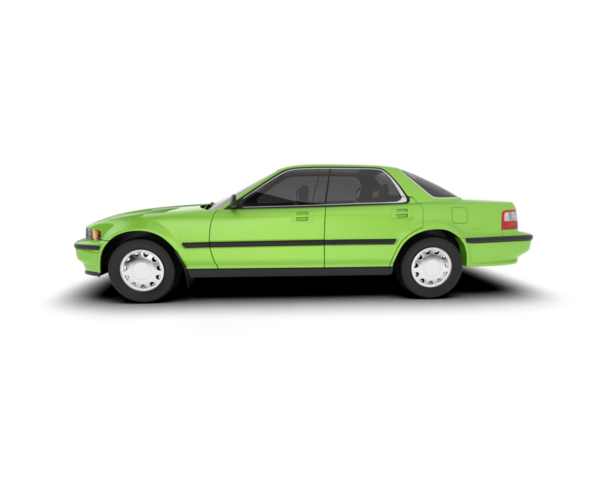 yeşil klasik modern araba beyaz arkaplanda izole