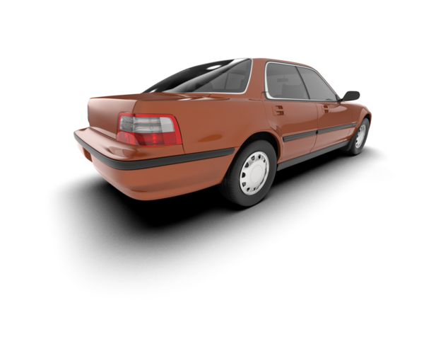 Modern araba. 3d illüstrasyon