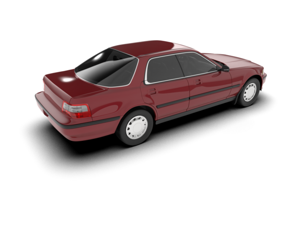 kırmızı modern lüks araba beyaz arka planda izole edilmiş 3 boyutlu illüstrasyon
