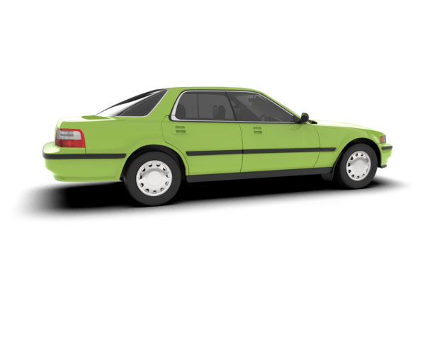 modern yeşil araba beyaz arka planda izole edilmiş