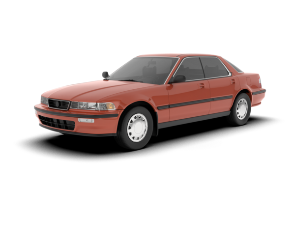 Arka planda izole edilmiş bir retro araba. 3d görüntüleme - illüstrasyon