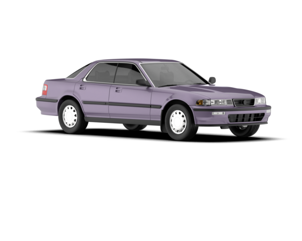 araba beyaz arkaplanda izole edildi