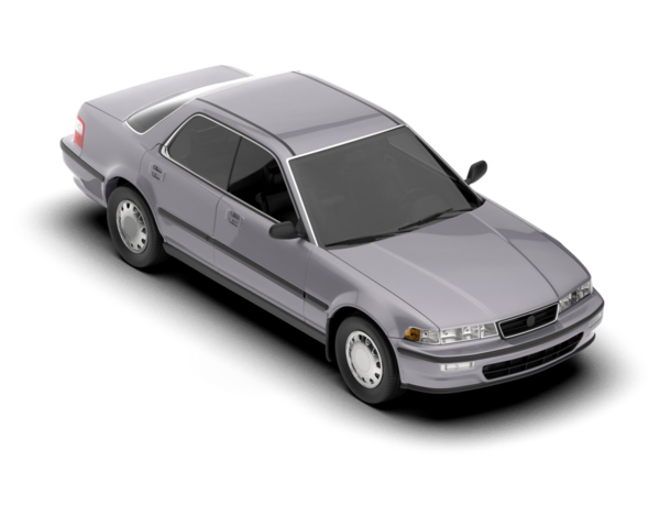 Beyaz arka planda gerçekçi bir araba. yüksek kaliteli resimleme