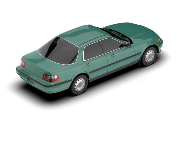 Modern bir arabanın vektör çizimi