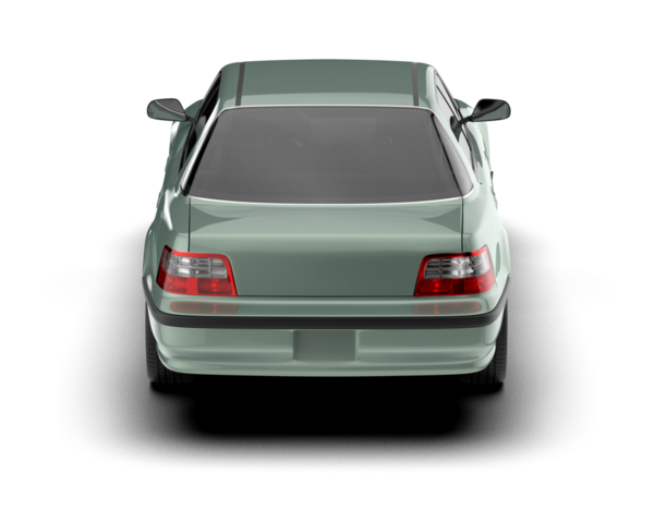 beyaz arka planda modern araba