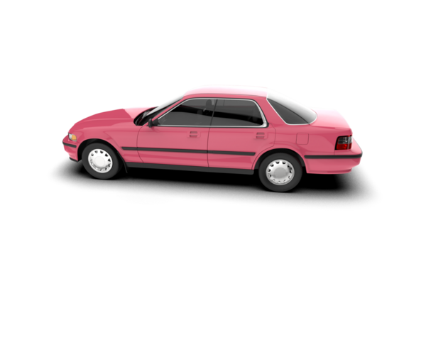 Pembe klasik retro araba