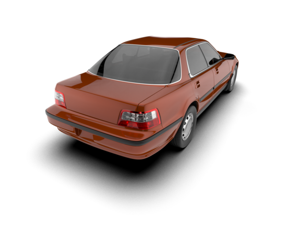 Daha az genel bir konsept arabanın 3 boyutlu çizimi