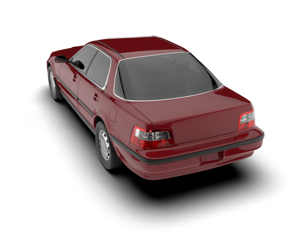 Beyaz arka planda kırmızı lüks araba. vektör illüstrasyonu