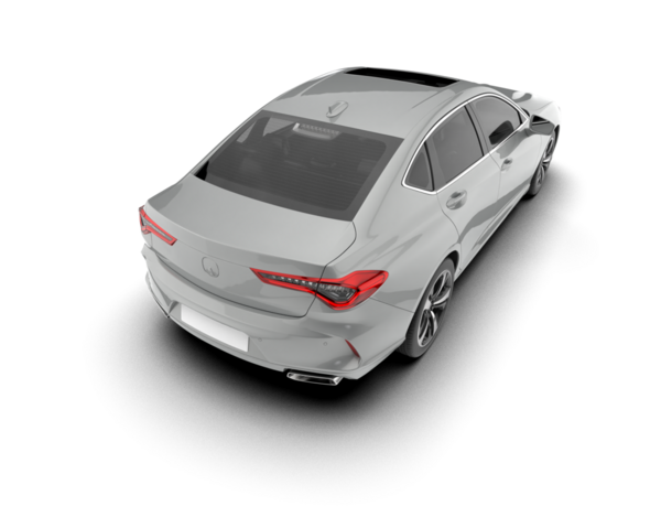 araba beyaz arkaplanda izole edildi