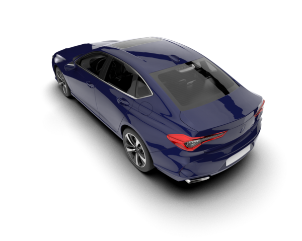 3 boyutlu bir marka - daha az genel bir sedan.