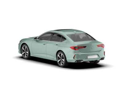 Modern lüks araba izole edilmiş. 3d oluşturma