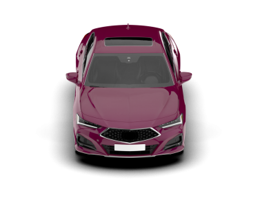 kırmızı modern araba arka planda izole edildi