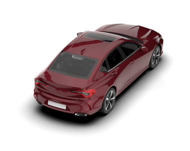 Siyah arka planda modern spor araba