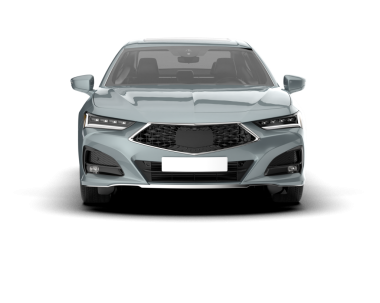 Gerçekçi bir SUV arabası. Ön manzara. 3D görüntüleme - illüstrasyon