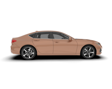 Gerçekçi bir araba. Beyaz arkaplanda izole edilmiş vektör illüstrasyonu.