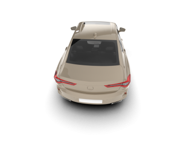 beyaz arkaplandaki modern araba 3 boyutlu görüntüleme