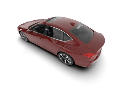 modern lüks araba 3 boyutlu görüntüler beyaz arka planda izole edilmiş..