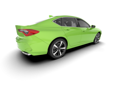 gerçekçi modern araba. vektör illüstrasyonu.