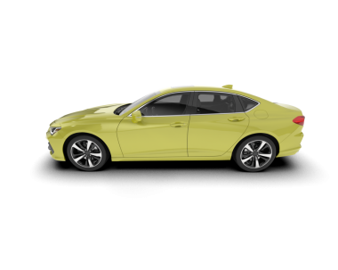 modern araba beyaz arkaplanda izole edildi