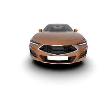 beyaz arka planda modern araba, 3 boyutlu illüstrasyon