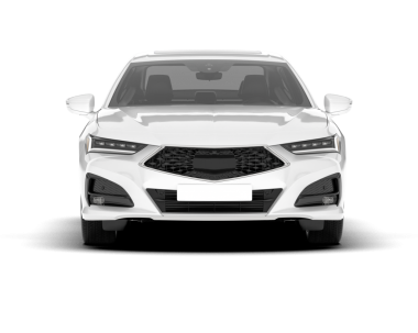 Siyah arka planı olan modern beyaz araba..