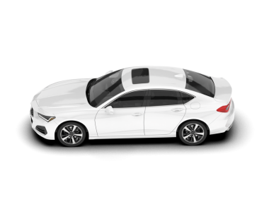 gerçekçi modern spor araba yan görüşü. vektör illüstrasyonu