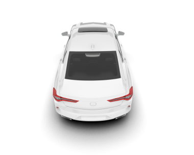 Yan görüşlü gerçekçi bir araba. vektör illüstrasyonu