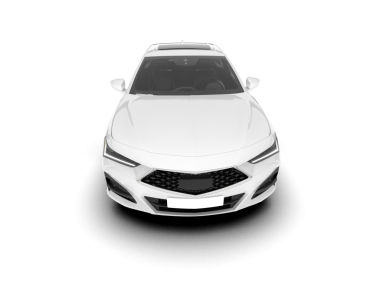 Beyaz arkaplanda izole edilmiş beyaz araba 3 boyutlu görüntüleme