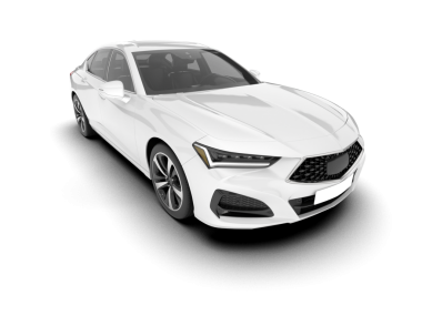 Gerçekçi bir araba. ön görünüm izole edildi.