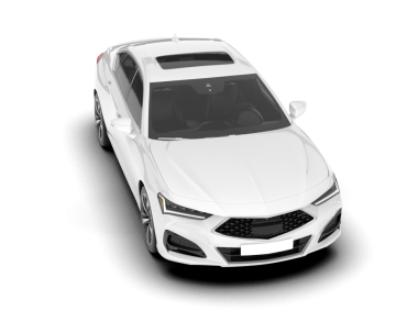 Siyah arka planda beyaz modern araba