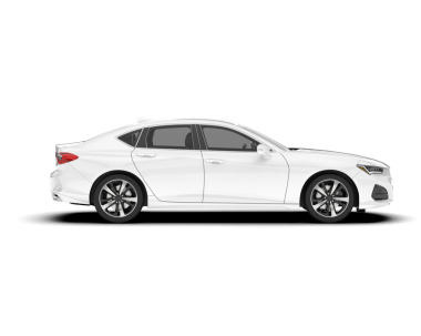 beyaz lüks araba yan görünümü