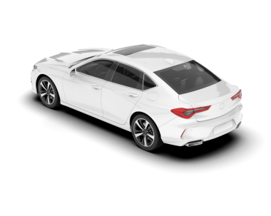 modern lüks beyaz araba beyaz arka planda izole