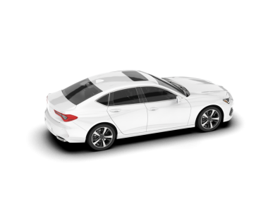 Beyaz arka planda bir araba. yüksek kaliteli fotoğraf