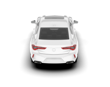 Modern araba manzarası. 3d illüstrasyon