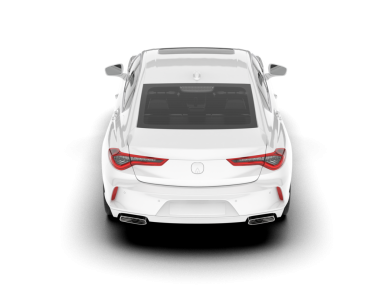 Araba beyaz arka planda izole edilmiş. 3D görüntüleme - illüstrasyon