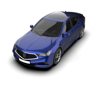 beyaz arka planda modern araba