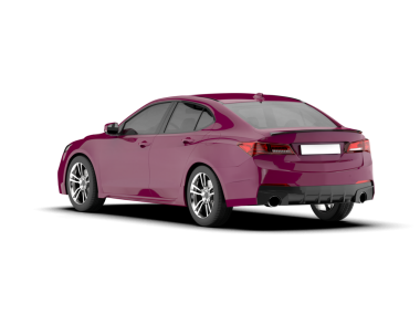 beyaz arka planda modern araba