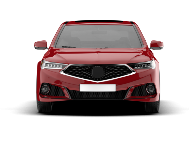 araba kırmızı araba yan görünümü beyaz arkaplanda izole