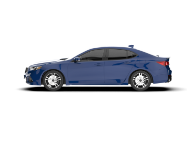 Araba beyazda izole edilmiş. yüksek kaliteli resimleme