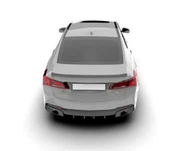 Beyaz arka planda bir araba. yüksek kaliteli resimleme